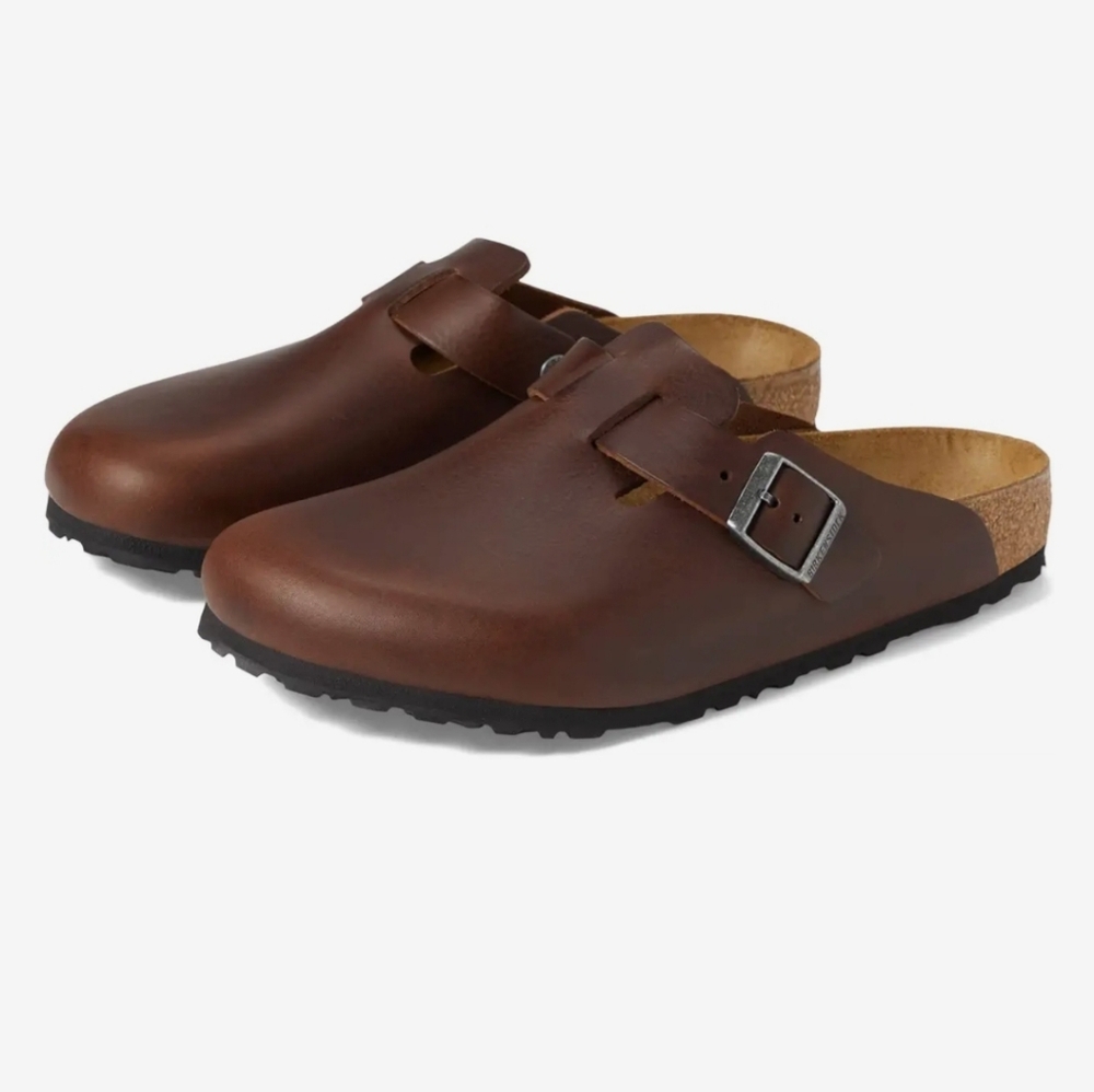 Boston Leather Birkenstock clogs Size 45